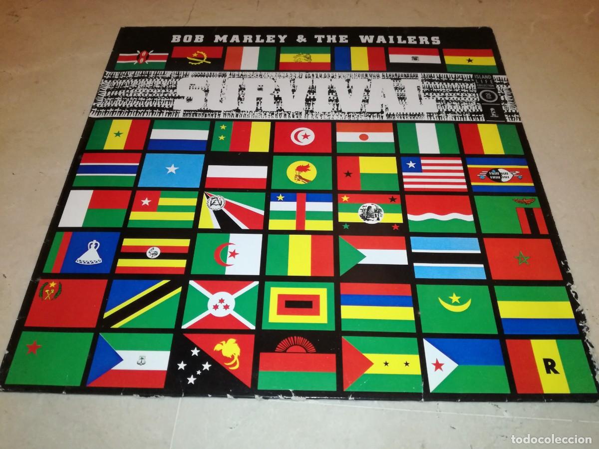 Discos de vinilo: BOB MARLEY & THE WAILERS-SURVIVAL-CONTIENE ENCARTE