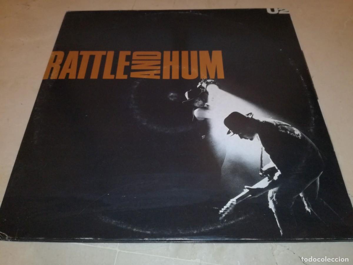 Discos de vinilo: U2-RATTLE AND HUM-DOBLE LP-CONTIENE ENCARTE-ORIGINAL ESPA&Ntilde;OL 1988
