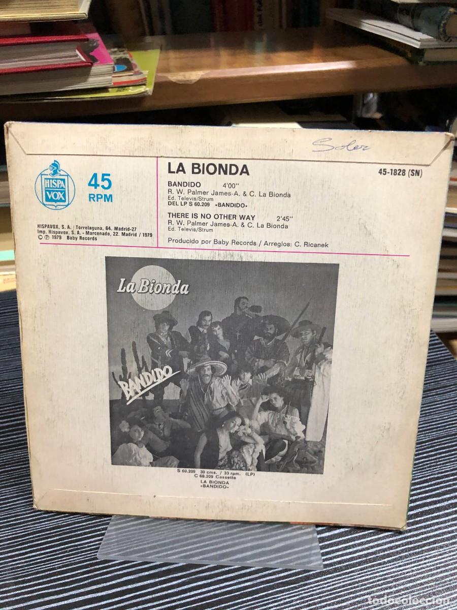 Discos de vinilo: La Bionda - Bandido . - Foto 2