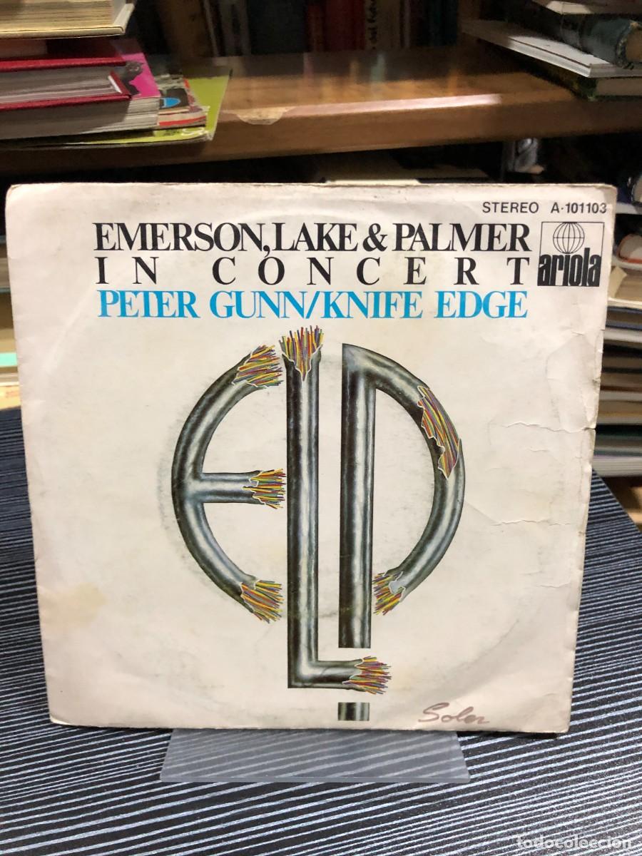 Discos de vinilo: Emerson, Lake & Palmer Peter Gunn / Knife Edge (In Concert)