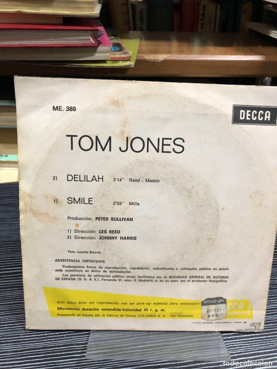 Discos de vinilo: Delilah / Smile Tom Jones - Foto 2