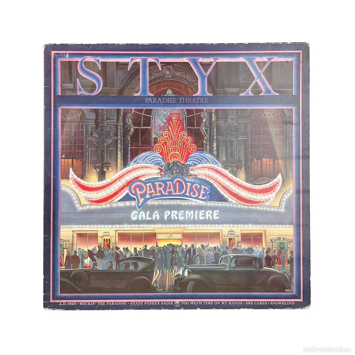 Discos de vinilo: LP. Styx. Paradise Theatre (VG+/VG)