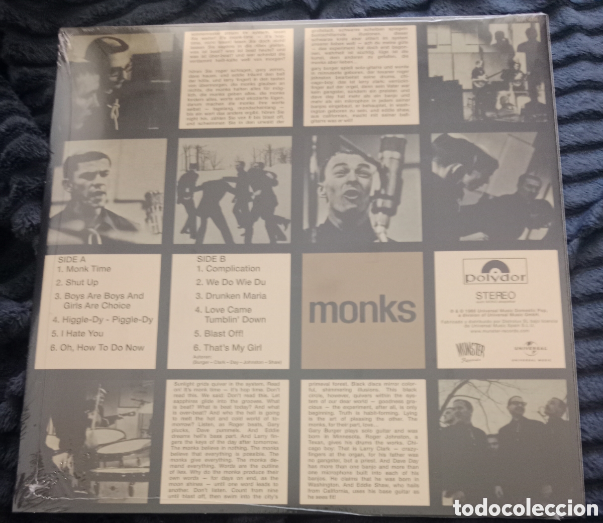 Discos de vinilo: Monks - Black monk time LP nuevo - Foto 2