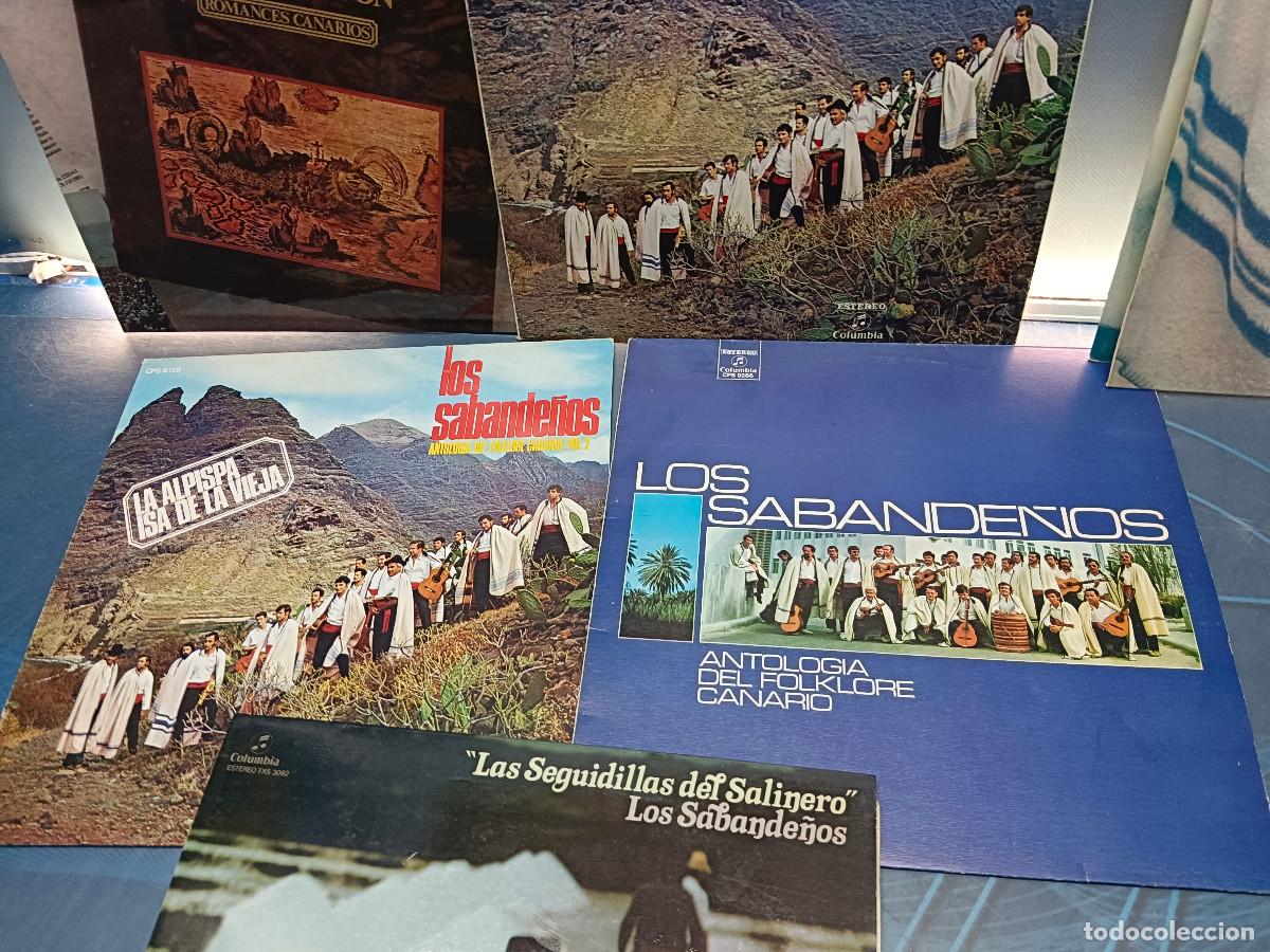 Discos de vinilo: Lote de 7 discos, Lps, vinilos LOS SABANDE&Ntilde;OS - Foto 5