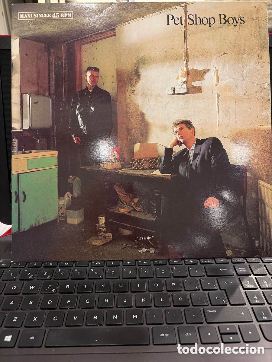 Discos de vinilo: PET SHOP BOYS - IT'S A SIN MAXI SINGLE SPAIN 1987