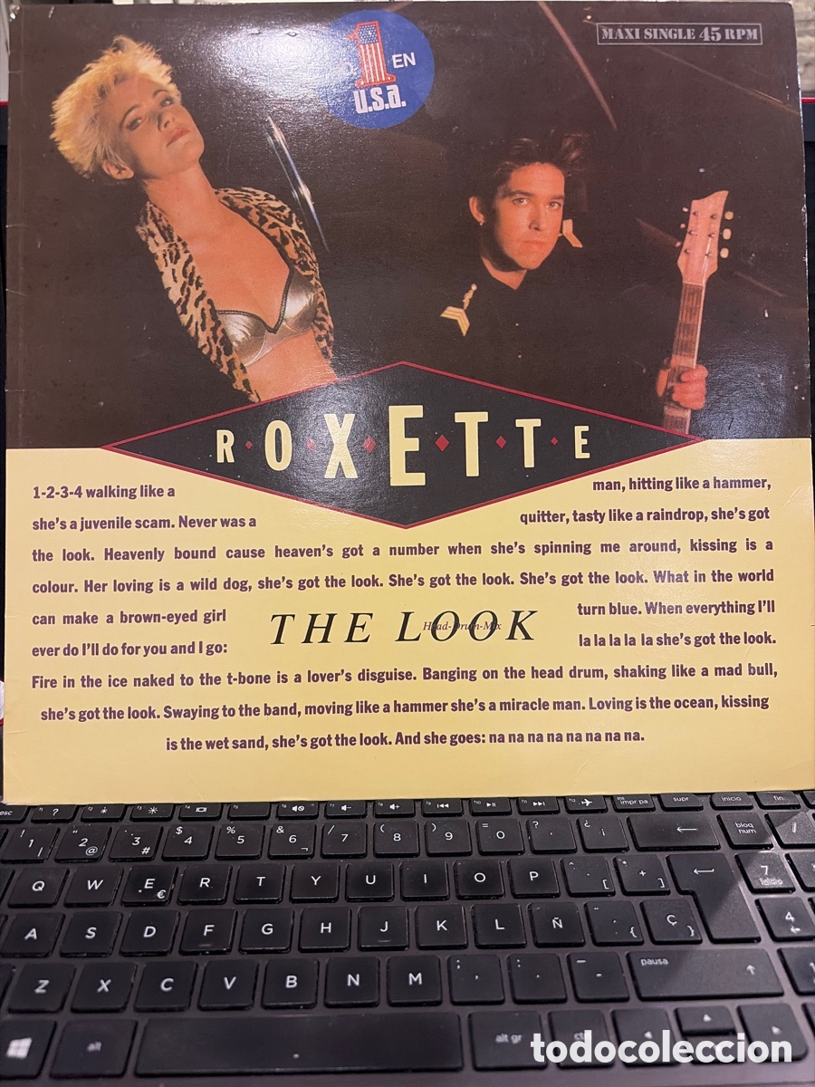 Discos de vinilo: ROXETTE - THE LOOK MAXI SINGLE SPAIN