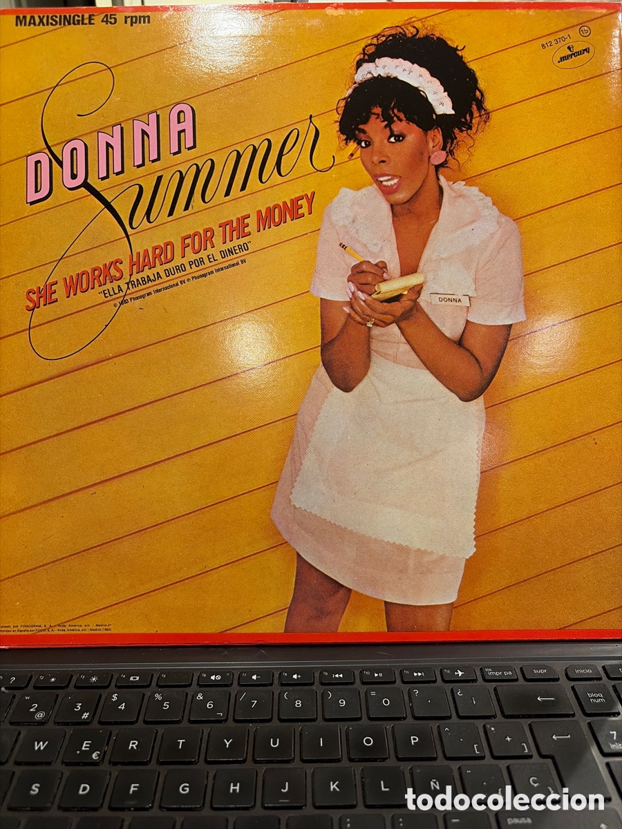 Discos de vinilo: DONNA SUMMER - SHE WORKS HARD FOR THE MONEY MAXI SINGLE SPAIN