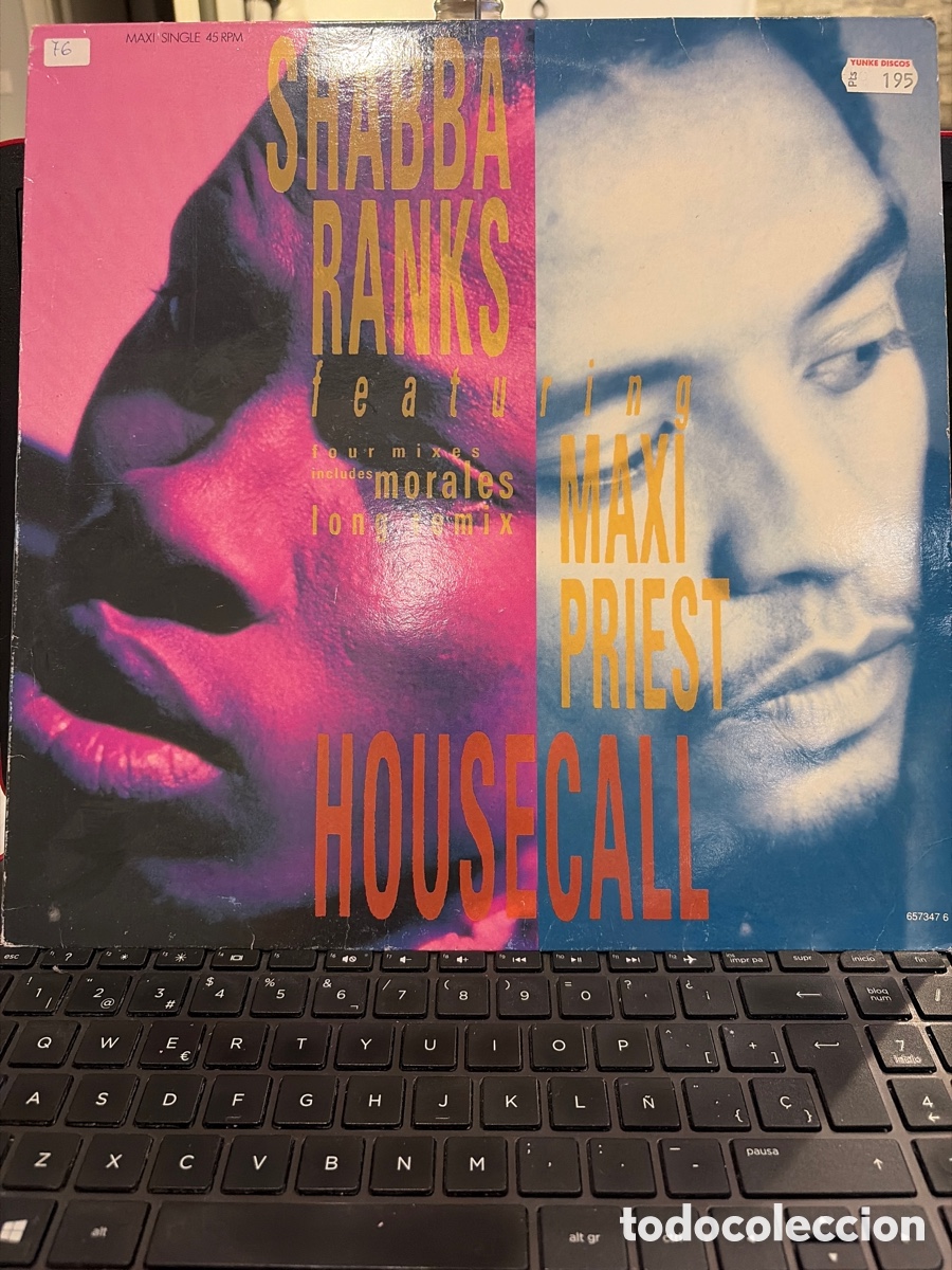 Discos de vinilo: SHABBA RANKS FEAT. MAXI PRIEST - HOUSECALL MAXI SINGLE