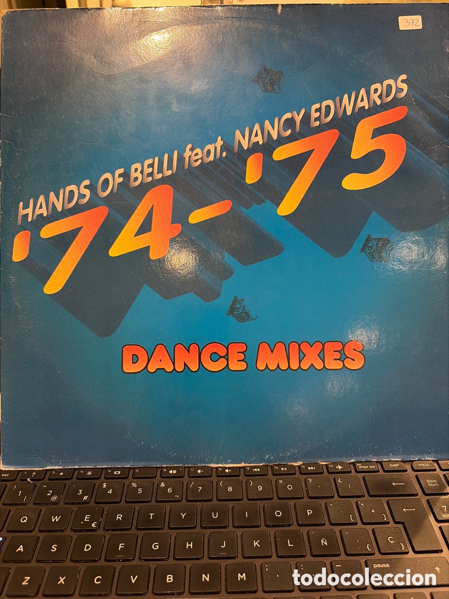 Discos de vinilo: HANDS OF BELLI FEAT. NANCY EDWARDS - 74 / 75 DANCE MIXES MAXI SINGLE