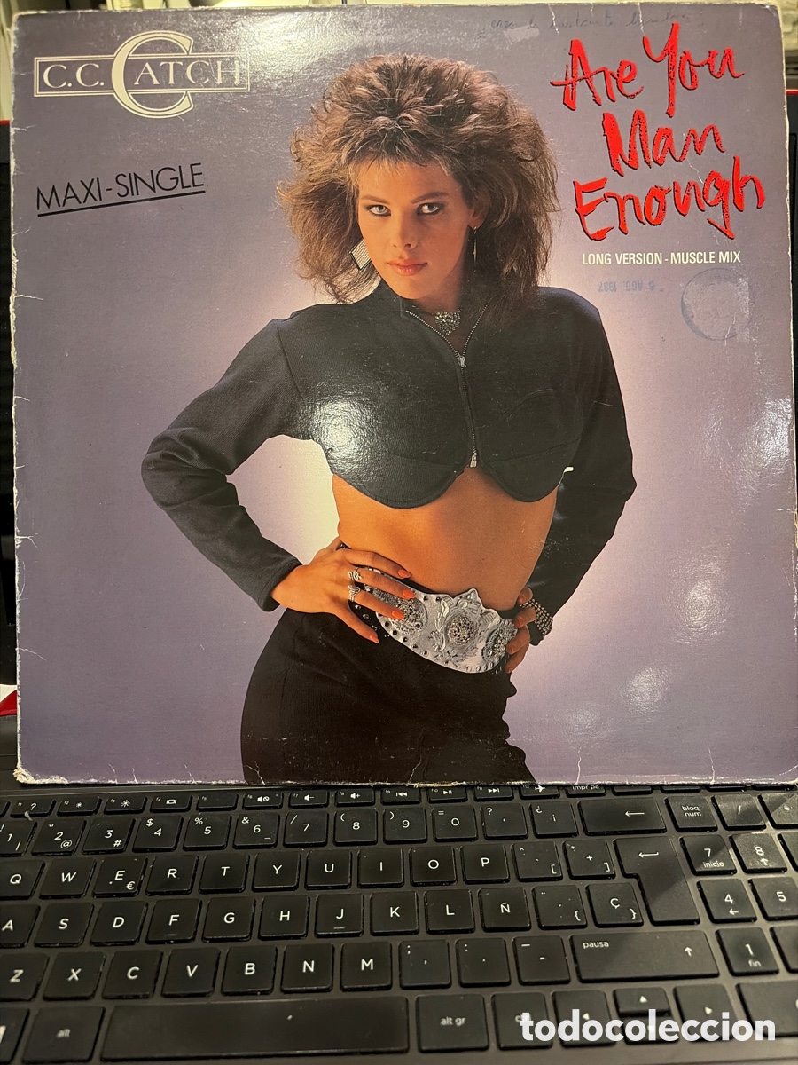 Discos de vinilo: C.C. CATCH - ARE YOU MAN ENOUGH MAXI SINGLE SPAIN - Foto 1