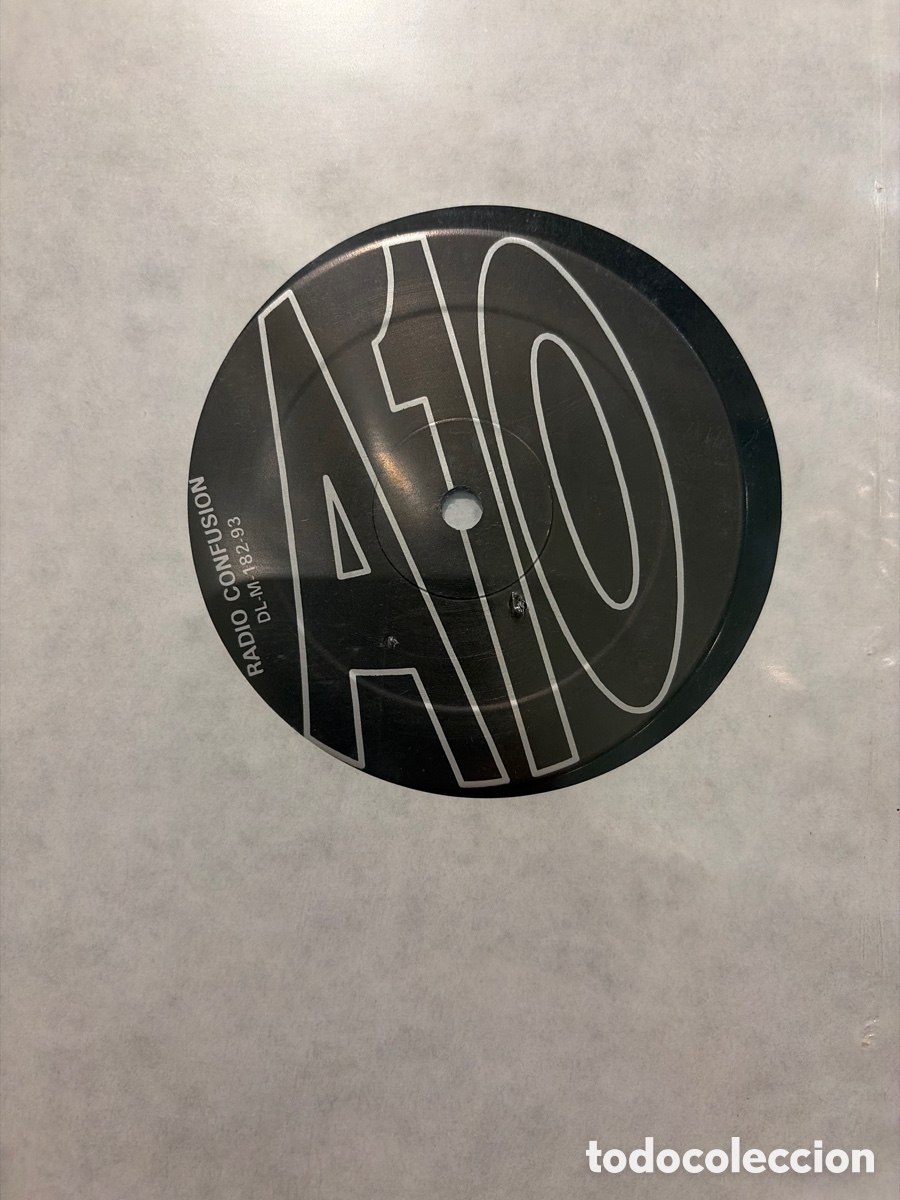 Discos de vinilo: THE A 10 - RADIO CONFUSION MAXI SINGLE SIN PORTADA