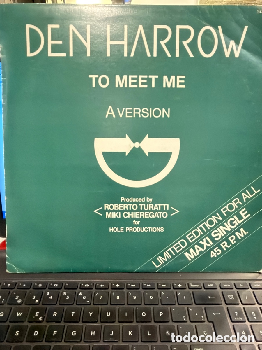 Discos de vinilo: DEN HARROW - TO MEET ME A VERSION MAXI SINGLE