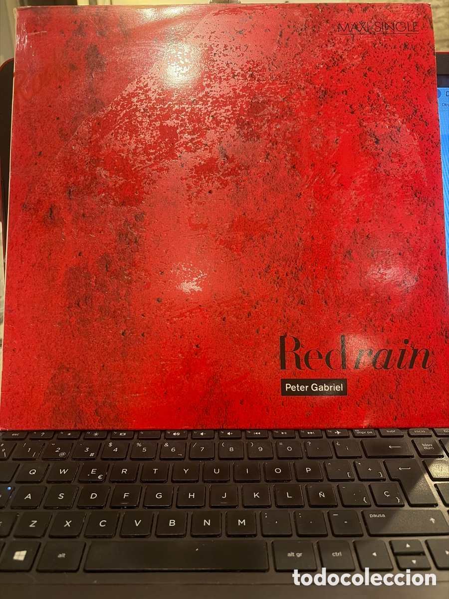Discos de vinilo: PETER GABRIEL - RED RAIN MAXI SINGLE SPAIN - Foto 1