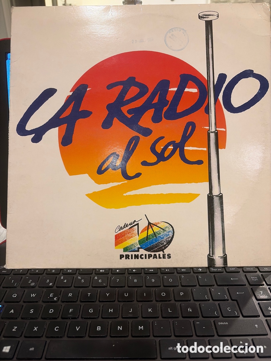Discos de vinilo: VICKY LARRAZ - LA RADIO AL SOL 40 PRINCIPALES MAXI SINGLE