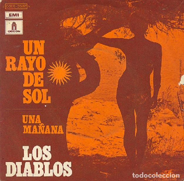 Discos de vinilo: Los Diablos &ndash; Un rayo de sol; Una ma&ntilde;ana &ndash; ODEON 20157 (Ed. Francesa) &ndash; 1970