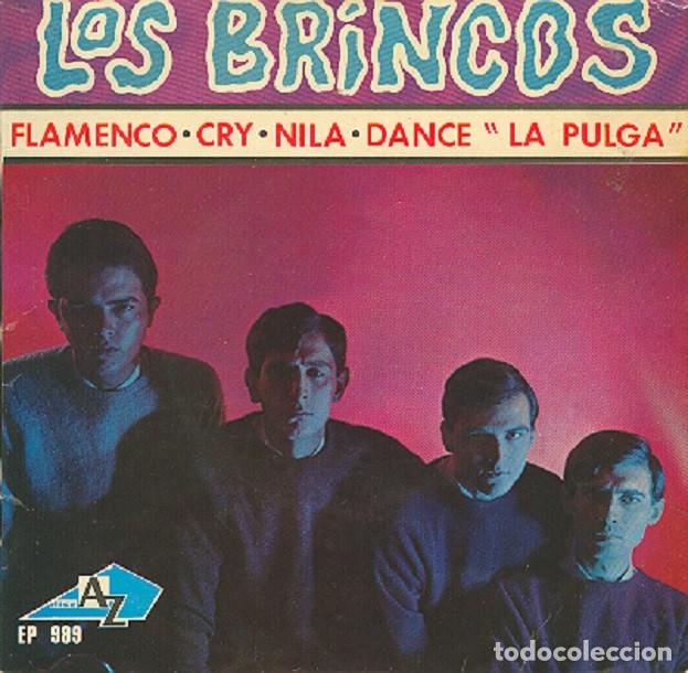 Discos de vinilo: Los Brincos &ndash; Flamenco; Cry; Nila; Dance La Pulga &ndash; AZ 989 (Ed. Francesa) &ndash; 1964