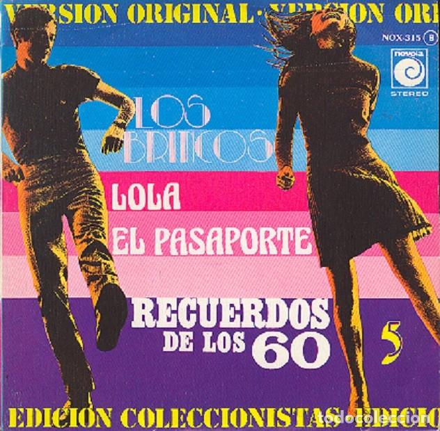 Discos de vinilo: Los Brincos &ndash; Recuerdos de los 60. El Pasaporte; Lola &ndash; NOVOLA 315 &ndash; 1978