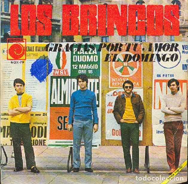 Discos de vinilo: Los Brincos &ndash; Por tu amor; El domingo &ndash; NOVOLA 79 &ndash; 1968