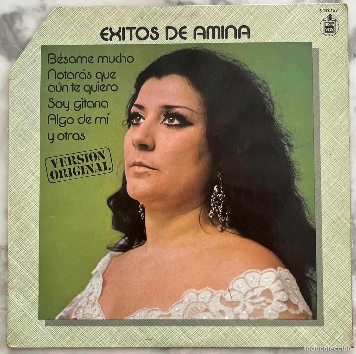 Discos de vinilo: AMINA. EXITOS. VERSION ORIGINAL. LP ORIGINAL ESPA&Ntilde;A 1979