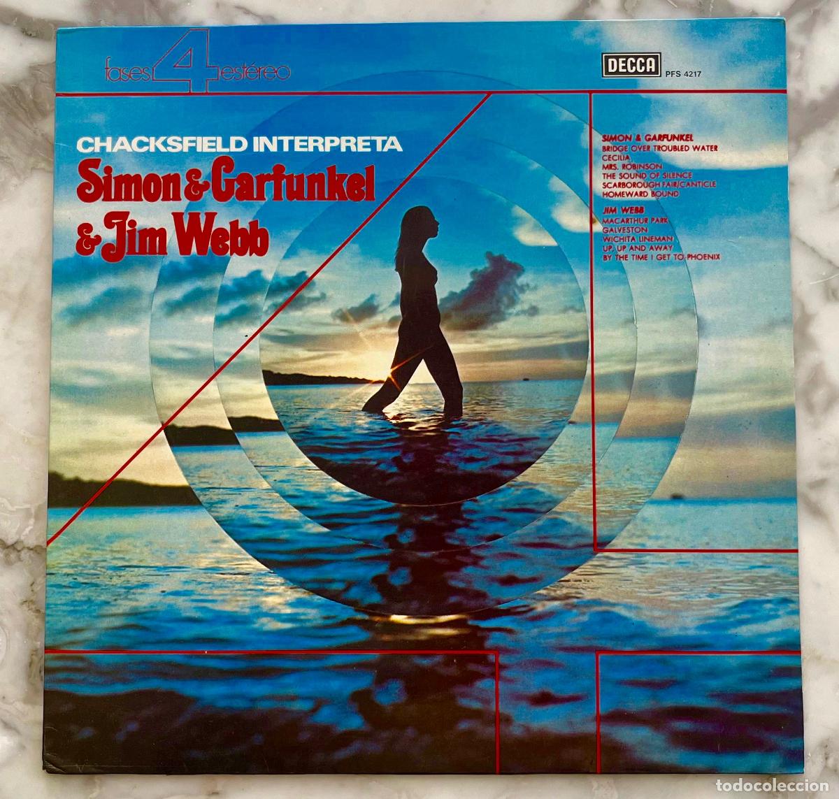 Discos de vinilo: CHACKSFIELD INTERPRETA SIMON & GARFUNKEL & JIM WEBB. 4 FASES STEREO. LP ORIGINAL ESPA&Ntilde;A 1976