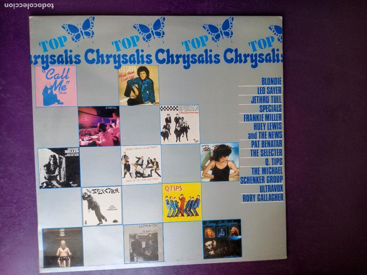 Discos de vinilo: Top Chrysalis LP 1980 - SPECIALS, BLONDIE, SELECTER, JETHRO TULL, MICHAEL SCHENKER, ULTRAVOX, ETC