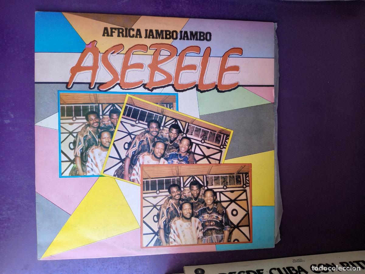 Discos de vinilo: Africa Jambo Jambo &ndash; Asebele - LP Internationale Musique Du Afrique 1990 - KENYA, AFRICA FOLK