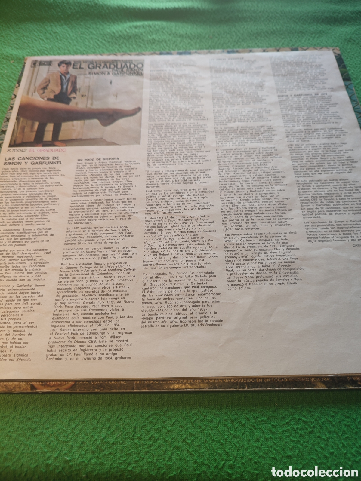 Discos de vinilo: Simon & Garfunkels - Greatest hits original 1972 - Foto 2