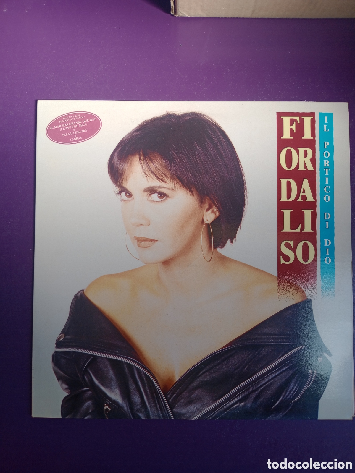 Discos de vinilo: Fiordaliso &ndash; Il Portico Di Dio - LP EMI 1992 - ITALIA POP 90'S - SIN USO - TRES TEMAS EN ESPA&Ntilde;OL
