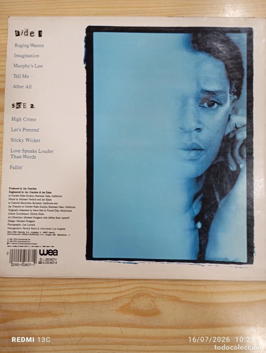 Discos de vinilo: LP - AL JARREAU - HIGHT CRIME - Foto 2