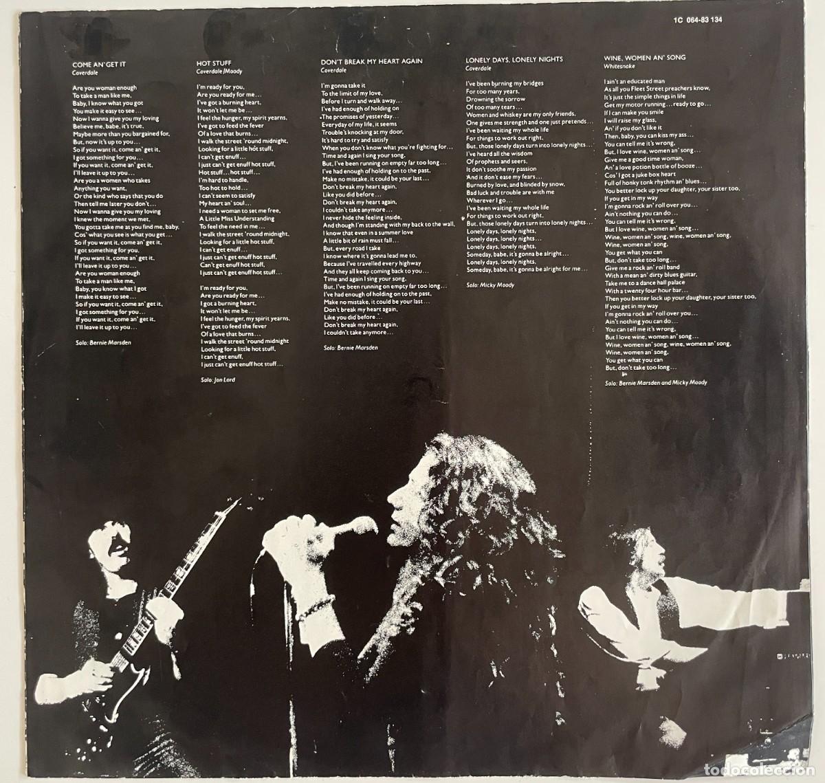 Discos de vinilo: Whitesnake &ndash; Come An Get It - Foto 3