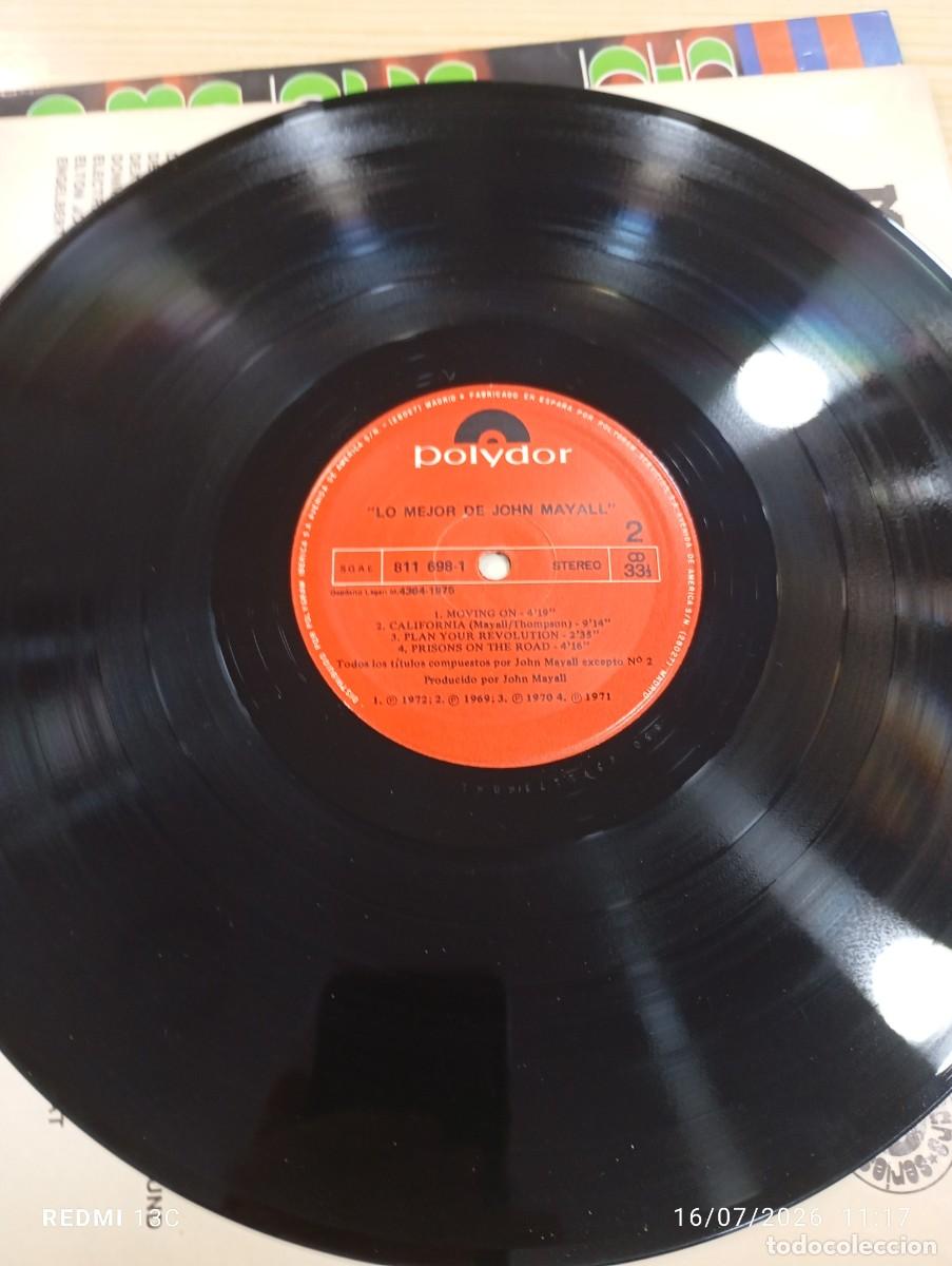 Discos de vinilo: LP - LO MEJOR DE .... JOHN MAYALL - Foto 5
