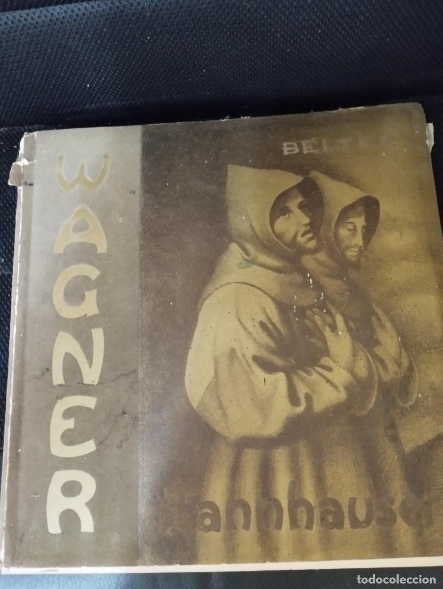 Discos de vinilo: LP - VINILO WAGNER - TANNHAUSER - 4 LPS CON LIBRETO - BELTER