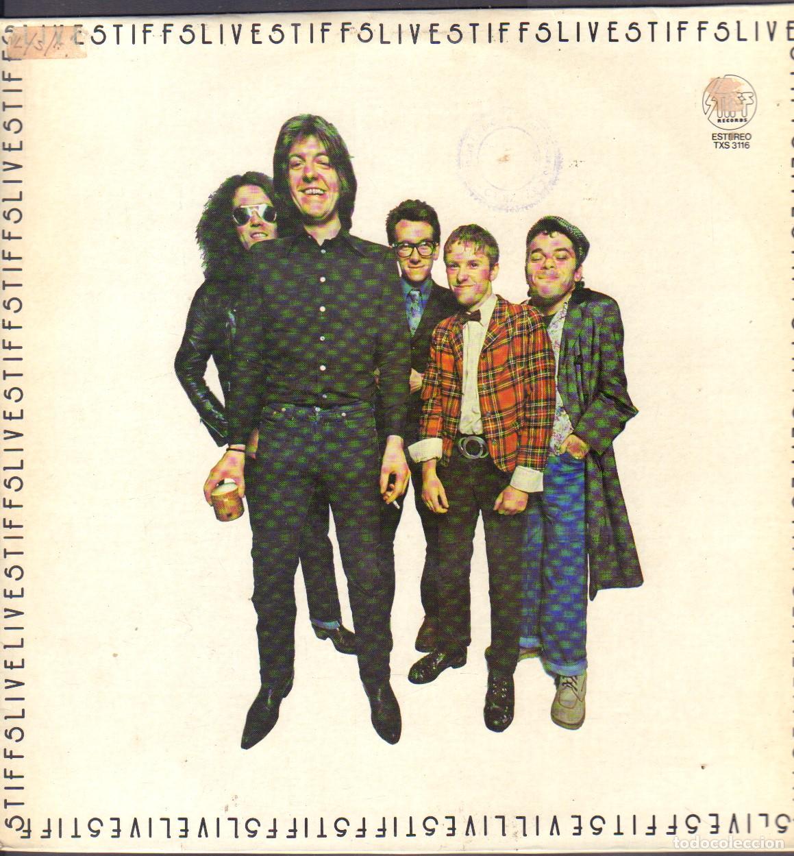 Discos de vinilo: LIVE STIFFS LIVE - I KNEW THE BRIDE, LET'S EAT, RECONNEZ CHERIE.../ LP COLUMBIA 1978 RF-26339