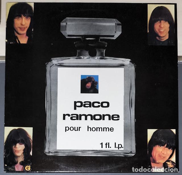 Discos de vinilo: Ramones - Paco Ramone Pour Homme - LP Dixie Land Music ref. LA - 3. Ed. US 1987.