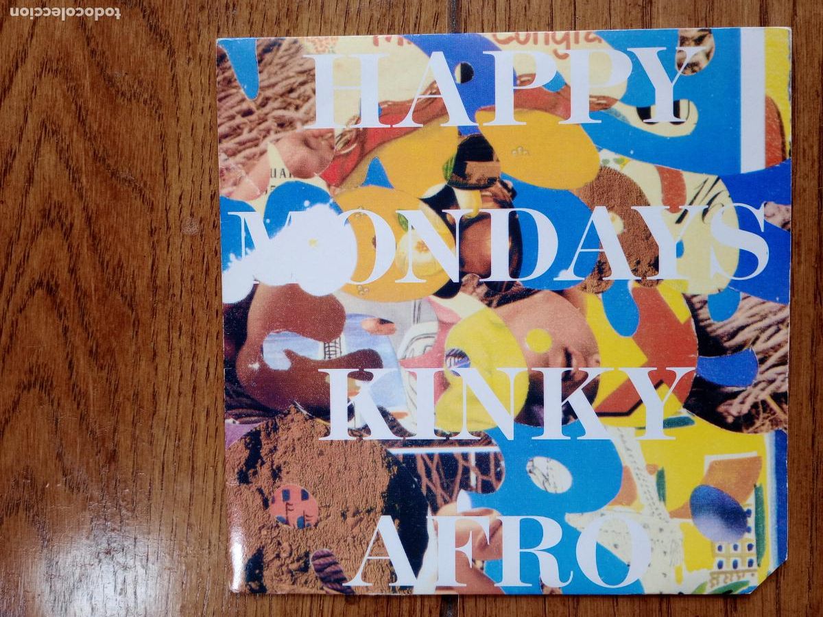 Discos de vinilo: Happy Mondays - kinky afro (mix) + kinky afro (live)