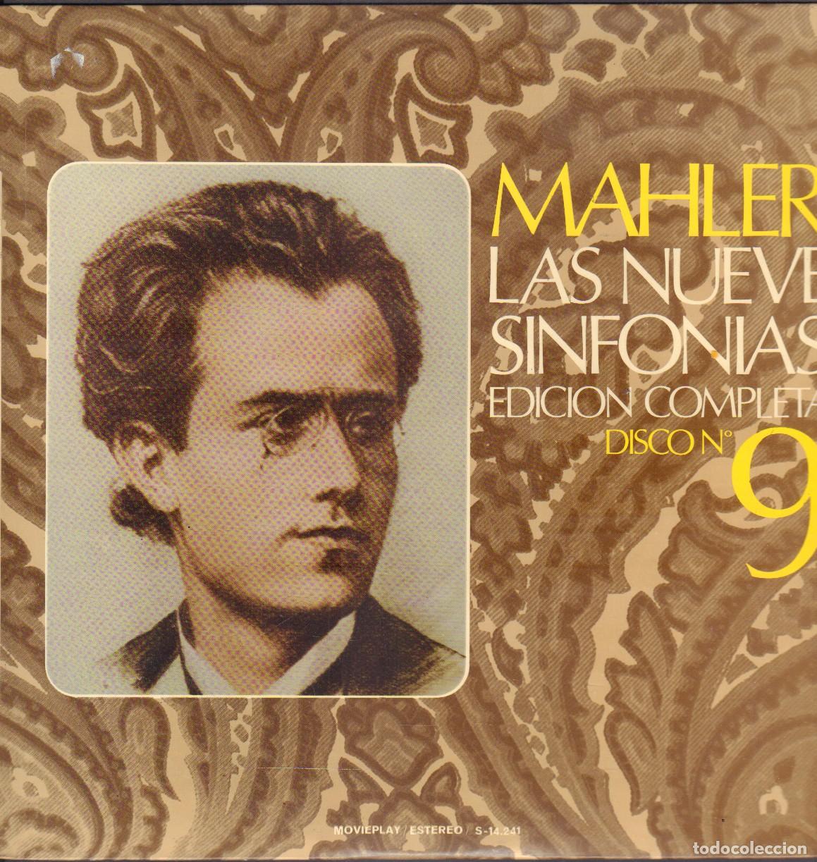 Discos de vinilo: MAHLER - LAS NUEVES SINFONIAS ( EDICION COMPLETA ) / DISCO N&ordm; 9 / LP MOVIEPLAY RF-26362