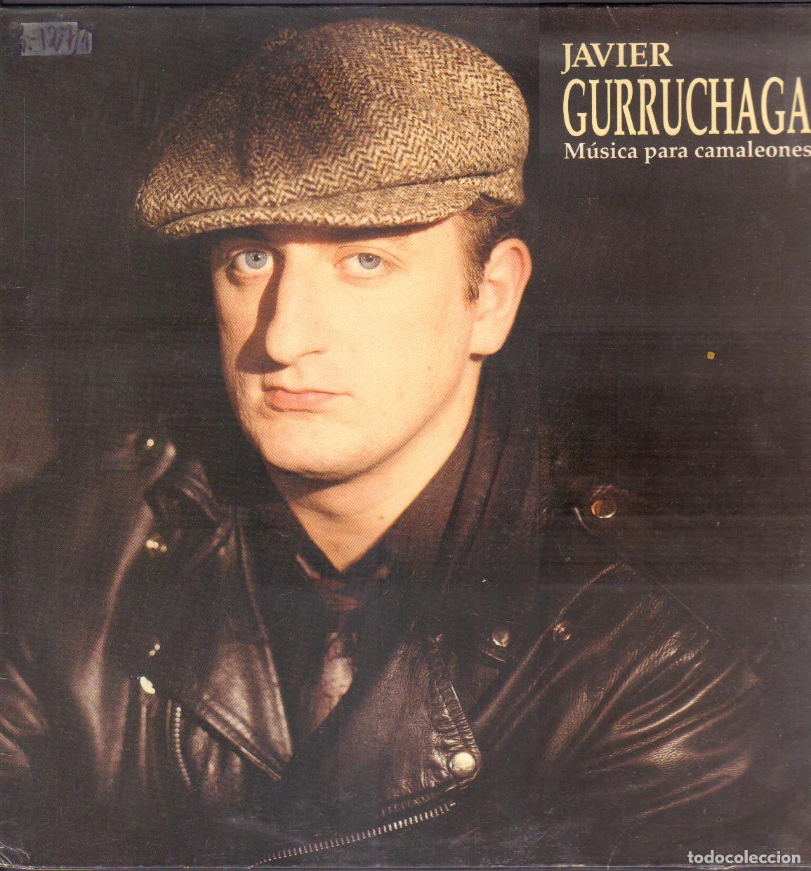 Discos de vinilo: JAVIER GURRUCHAGA - MUSICA PARA CAMALEONES / EL BLUES DEL HOTEL, EL MEJOR.../ LP CBS 1990 RF-26366