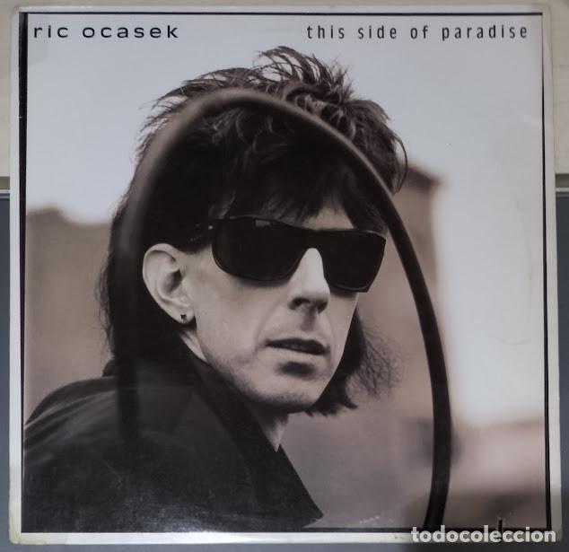 Discos de vinilo: Ric Ocasek (The Cars) - This Side Of Paradise - LP Geffen ref. GHS 24098. Ed. US 1986.