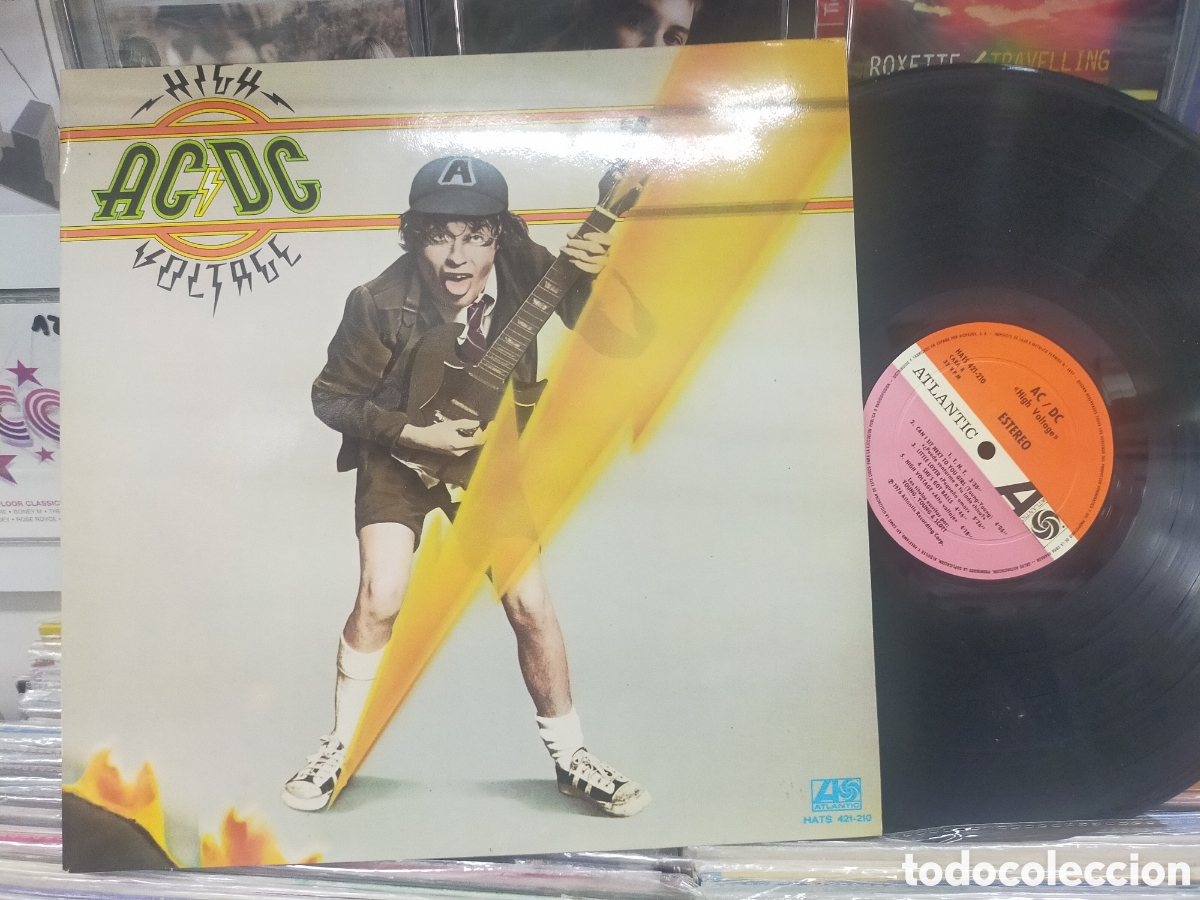 Discos de vinilo: Ac DC LP high voltage Espa&ntilde;a 1976
