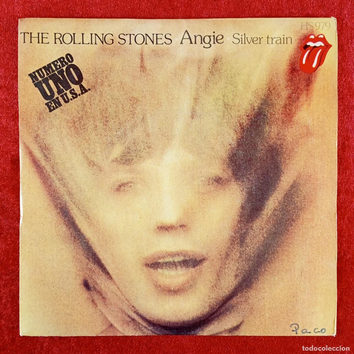 Discos de vinilo: THE ROLLING STONES - ANGIE, SILVER TRAIN - HS979 - SINGLE VINILO / 1287