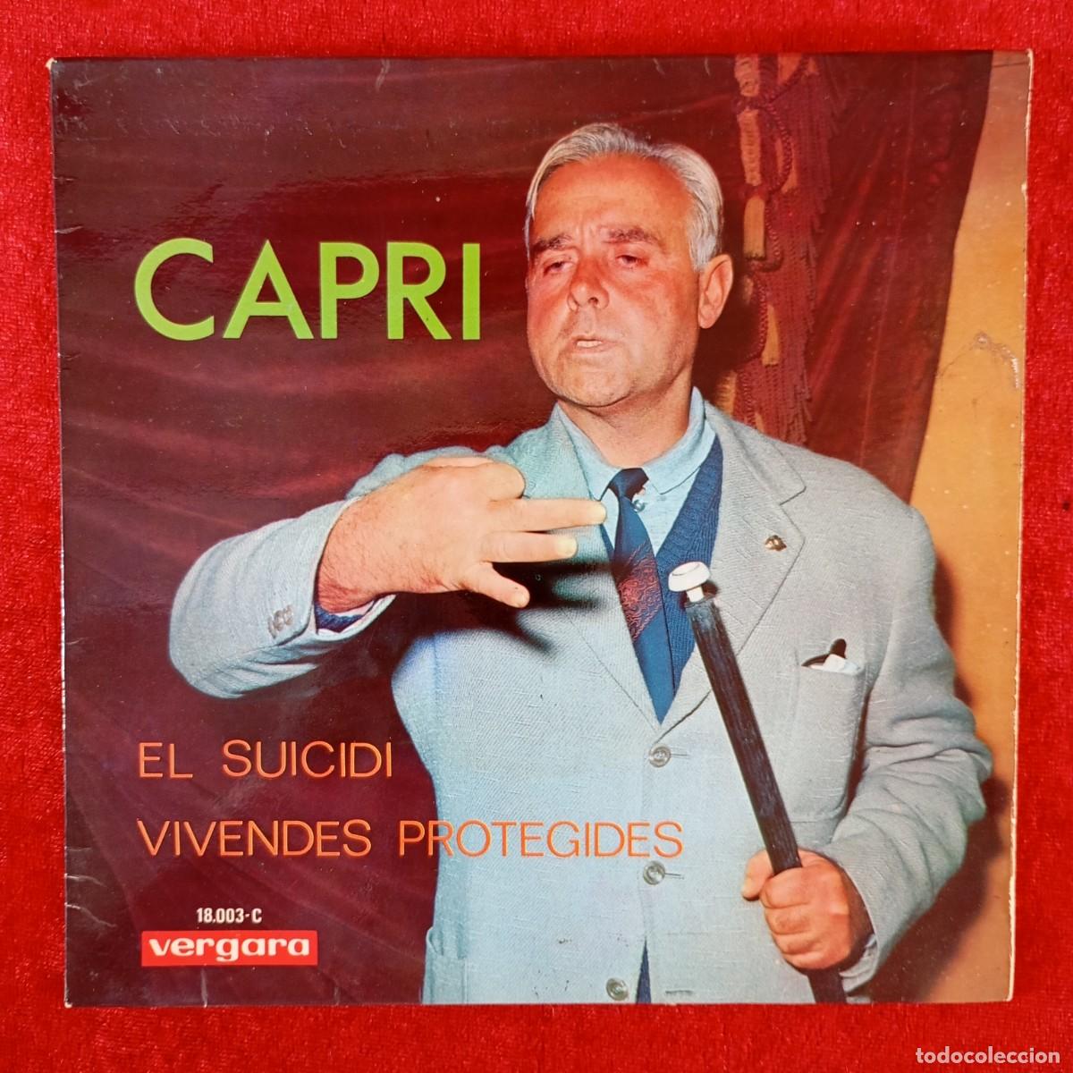 Discos de vinilo: CAPRI - EL SUICIDI, VIVENDES PROTEGIDES - 18.003-C - SINGLE VINILO / 1291