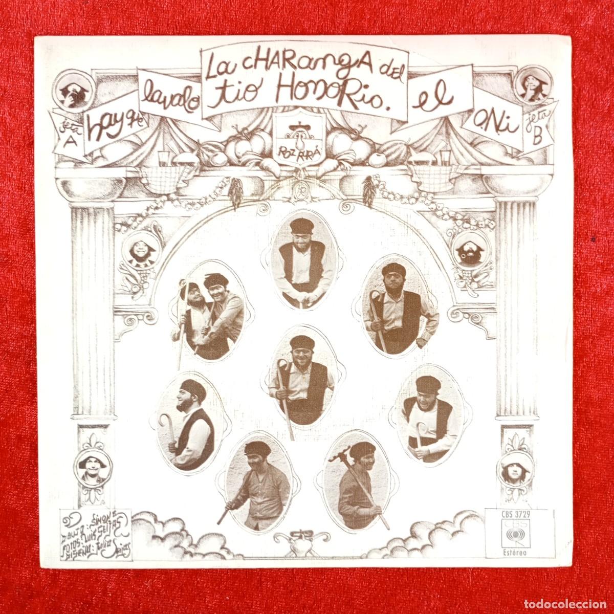 Discos de vinilo: LA CHARANGA DEL T&Iacute;O HONORIO - HAY QUE LAVALO, EL ONI - CBS 3729 - SINGLE VINILO / 1292