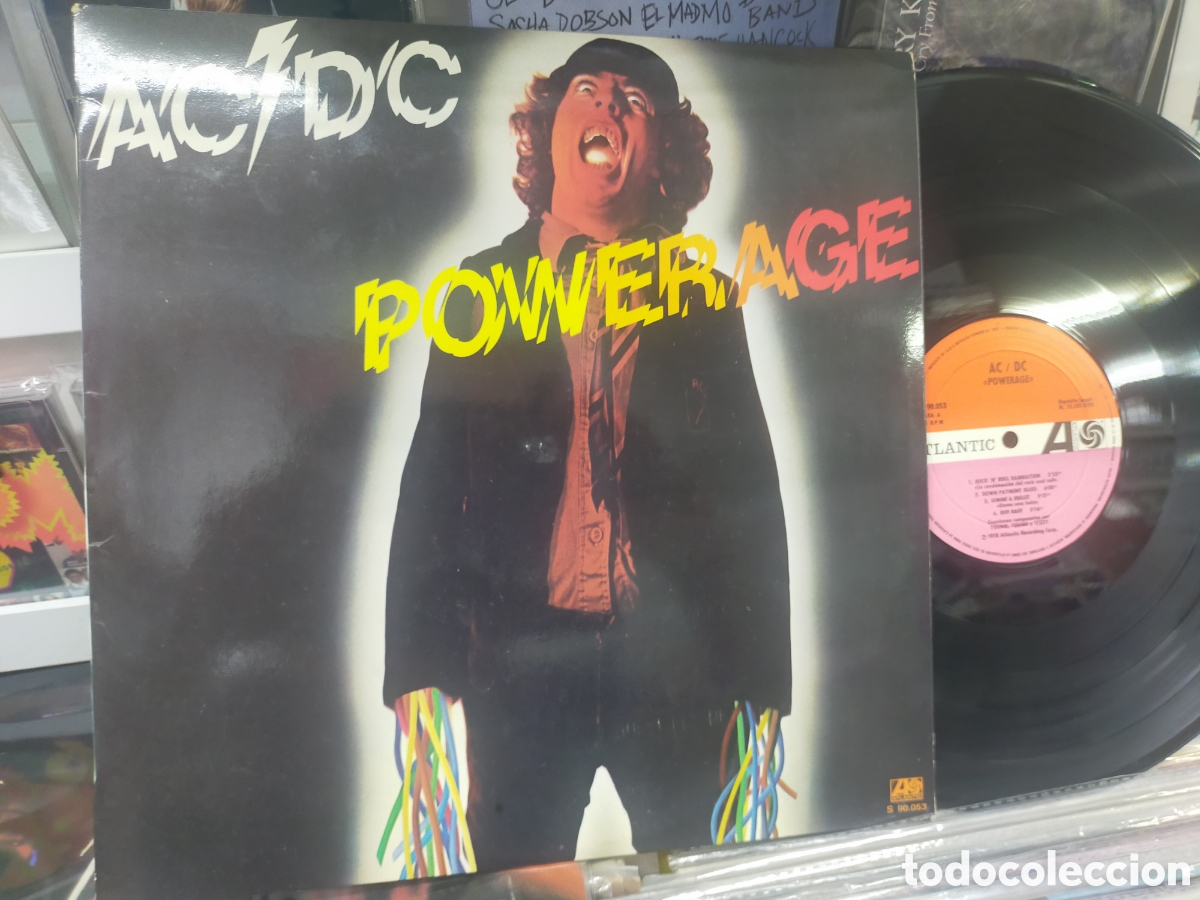 Discos de vinilo: Ac DC LP powerage 1978 Espa&ntilde;a - Foto 1
