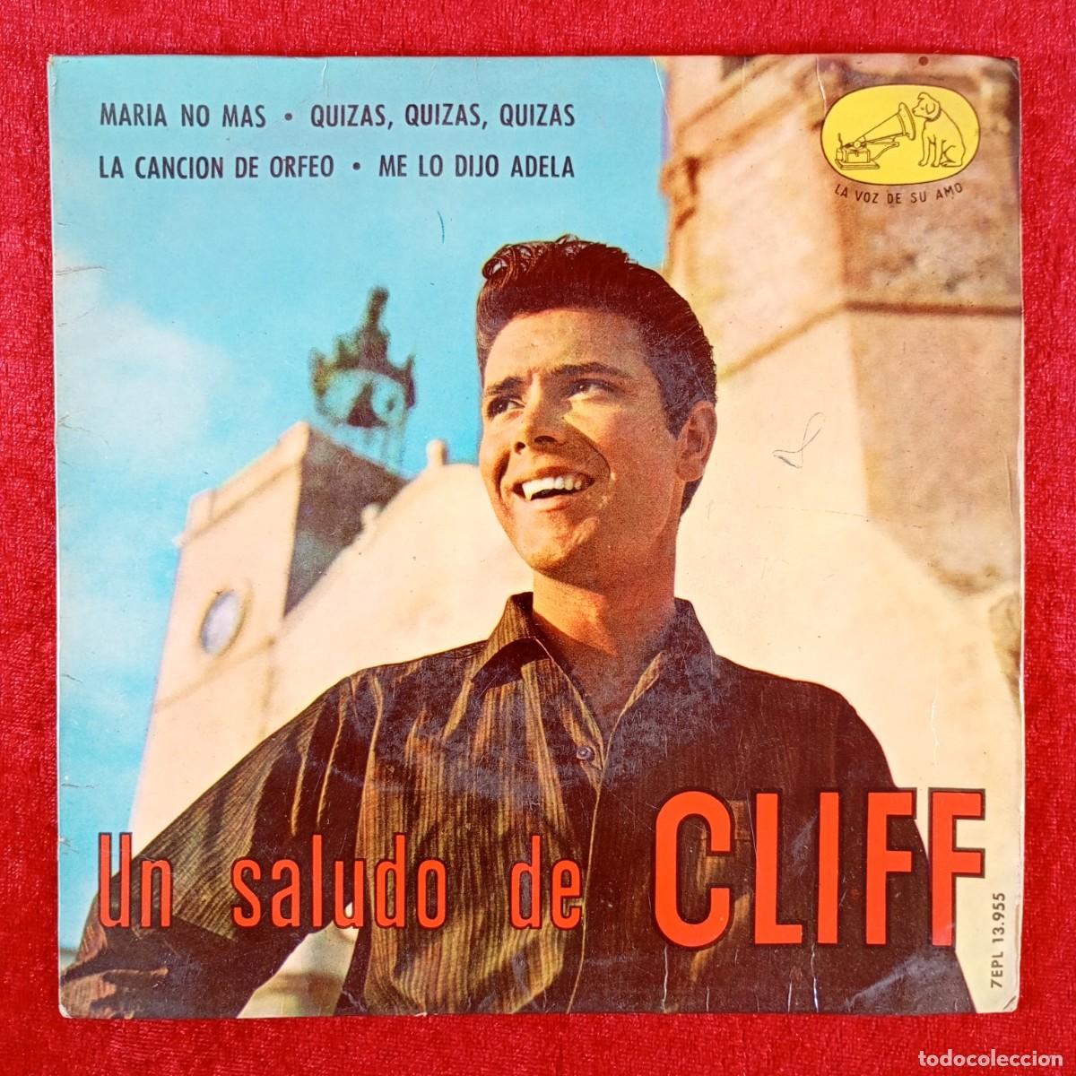 Discos de vinilo: UN SALUDO DE CLIFF - MARIA NO MAS, LA CANCION DE ORFEO - 7EPL 13.955 - SINGLE VINILO / 1295