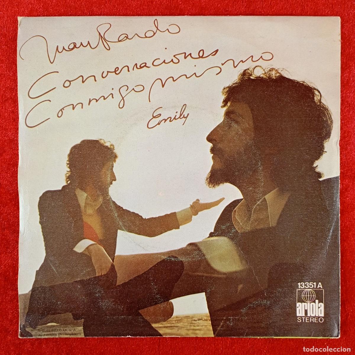 Discos de vinilo: JUAN PARDO - EMILY, CONVERSACIONES CONMIGO MISMO - 13351 A - SINGLE VINILO / 1299