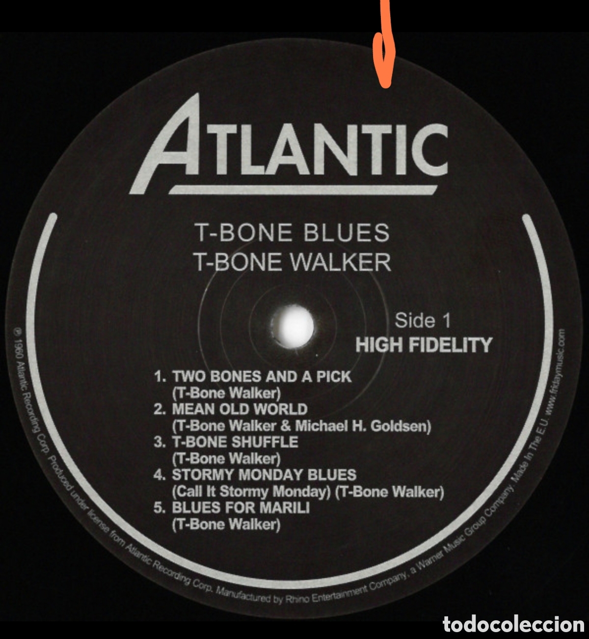 Discos de vinilo: T-bone Walker: T-Bone Blues Lp MONO 180gr - Foto 3