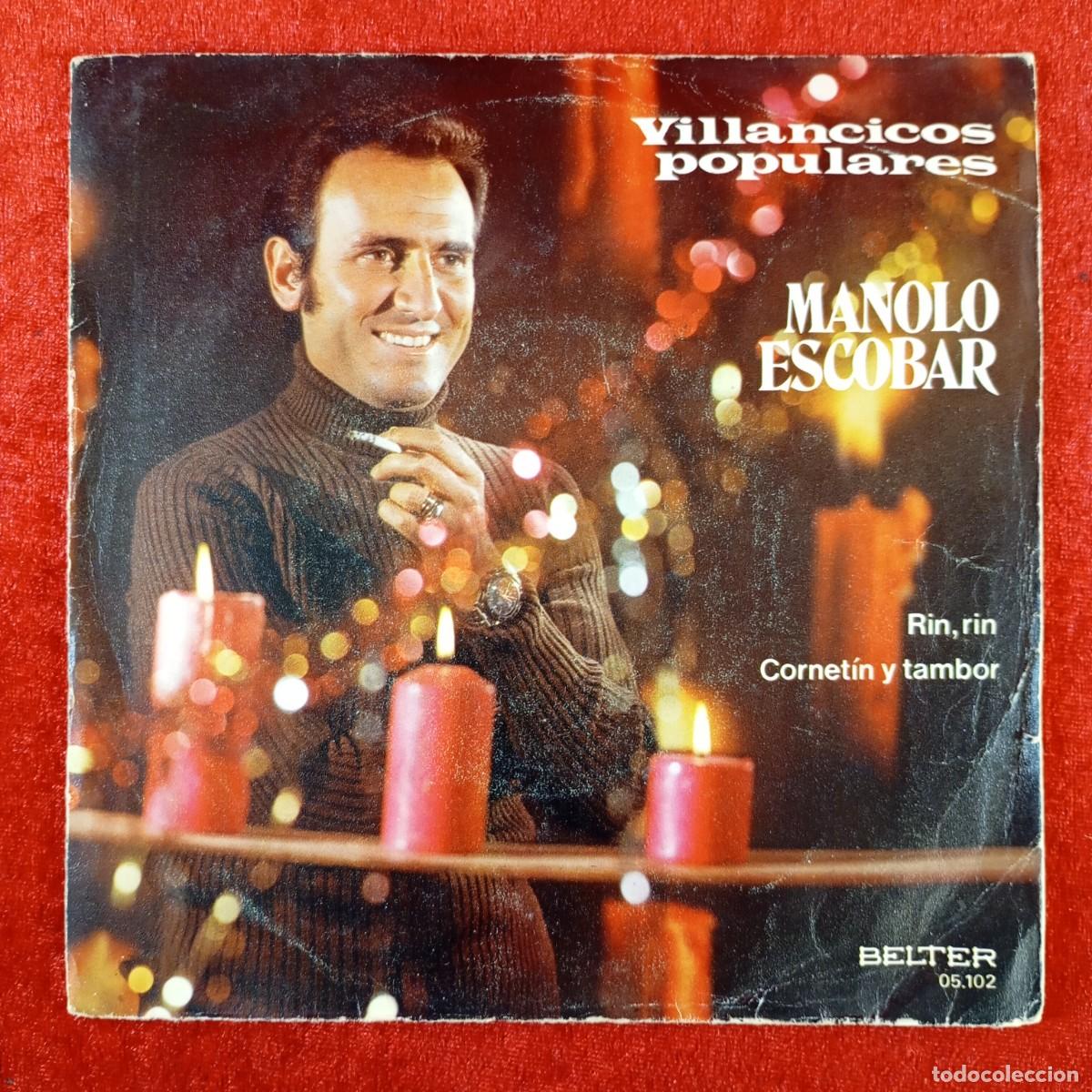 Discos de vinilo: MANOLO ESCOBAR - VILLANCICOS POPULARES - 05.102 - SINGLE VINILO / 1308