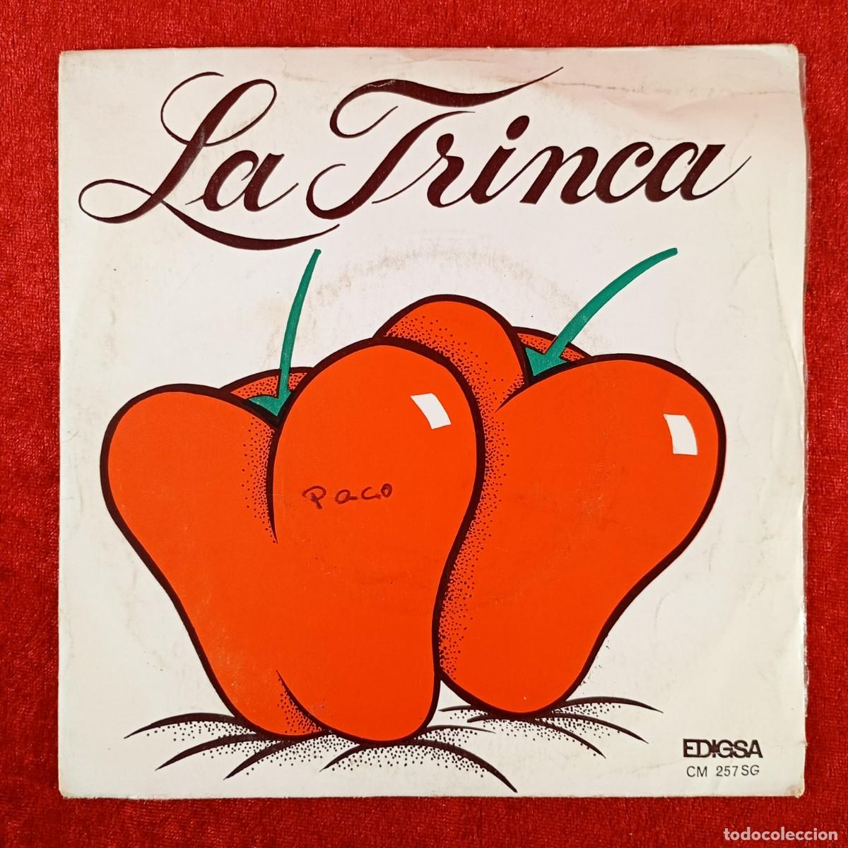 Discos de vinilo: LA TRINCA - A COLLIR PEBROTS, MOROS A LA COSTA - CM 257 SG - SINGLE VINILO / 1312
