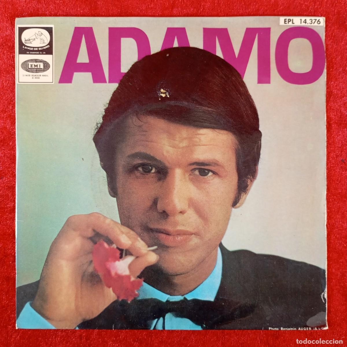 Discos de vinilo: ADAMO - LE NEON, UNE LARME AUX NUAGES - EPL 14.376 - SINGLE VINILO / 1315