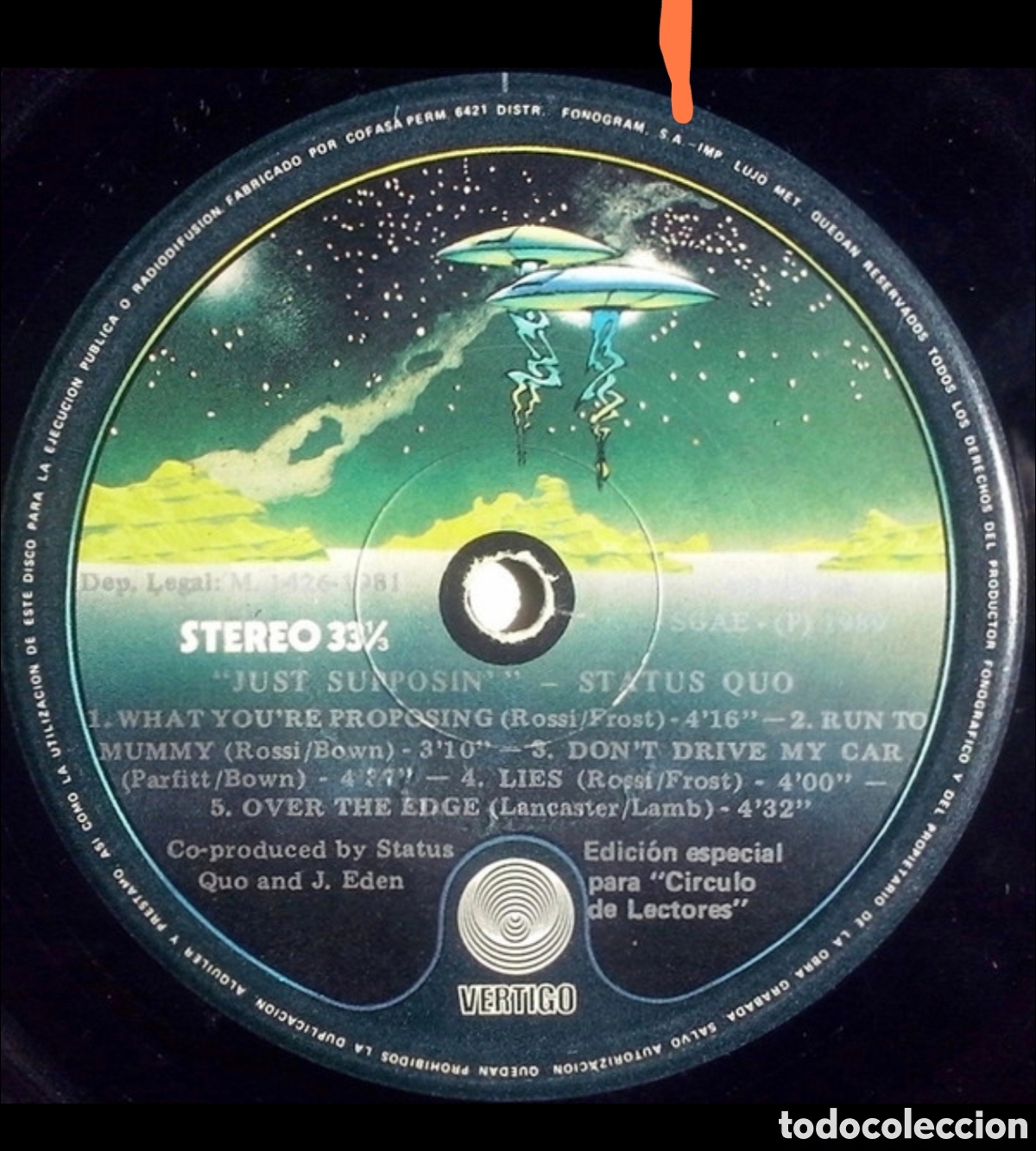 Discos de vinilo: Status Quo: Just Supposin... - Foto 3